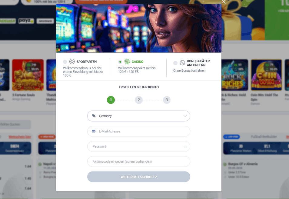 Registratie bij 20bet Casino – Stap voor stap handleiding