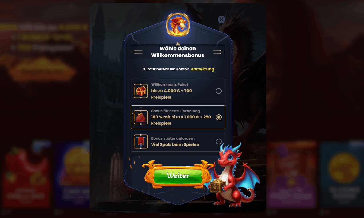 Registratie bij Dragonslots Casino – Stap voor stap handleiding