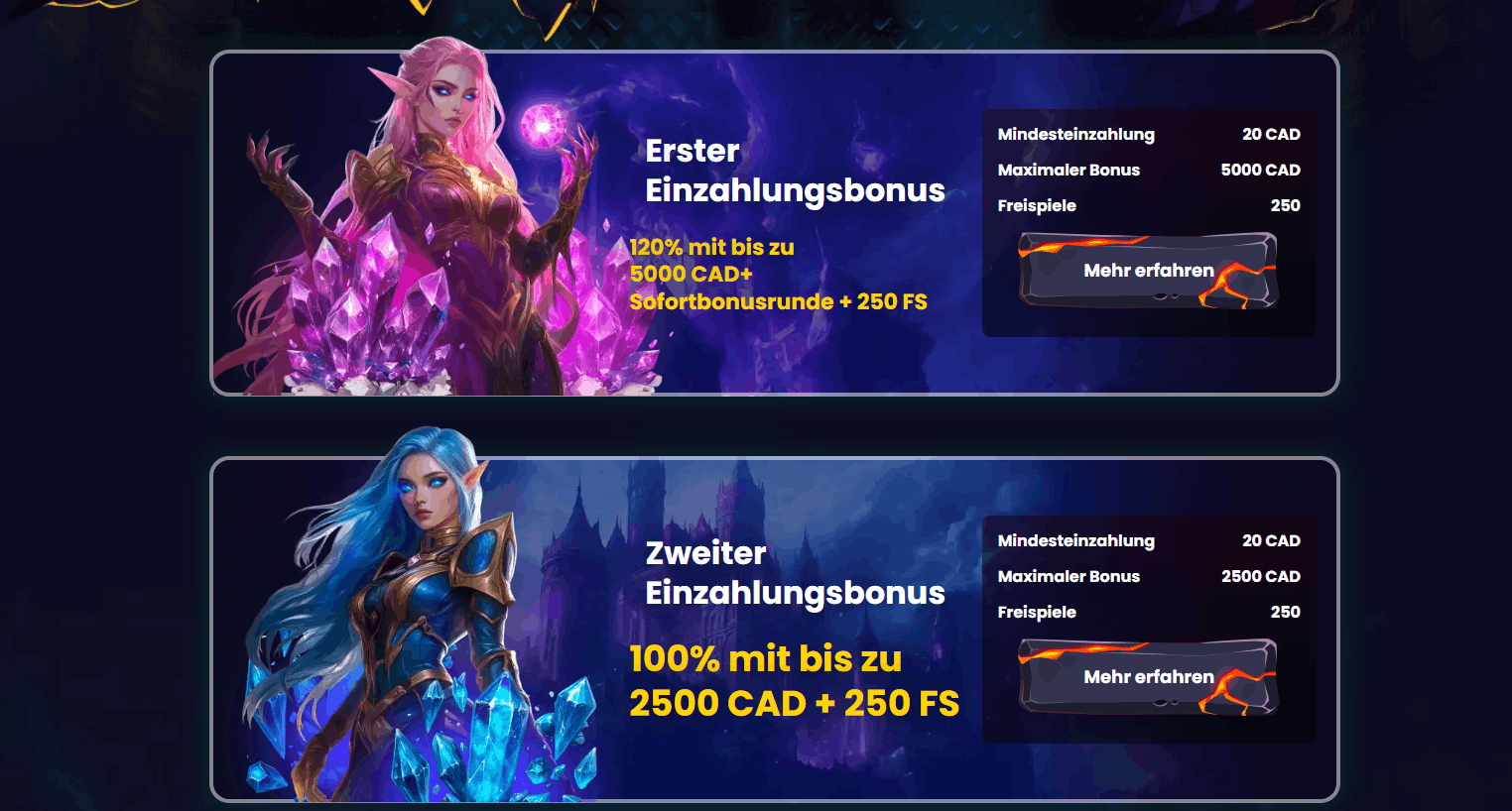 SlotsGem Casino Bonus – 100 Freispiele ohne Einzahlung + 100%