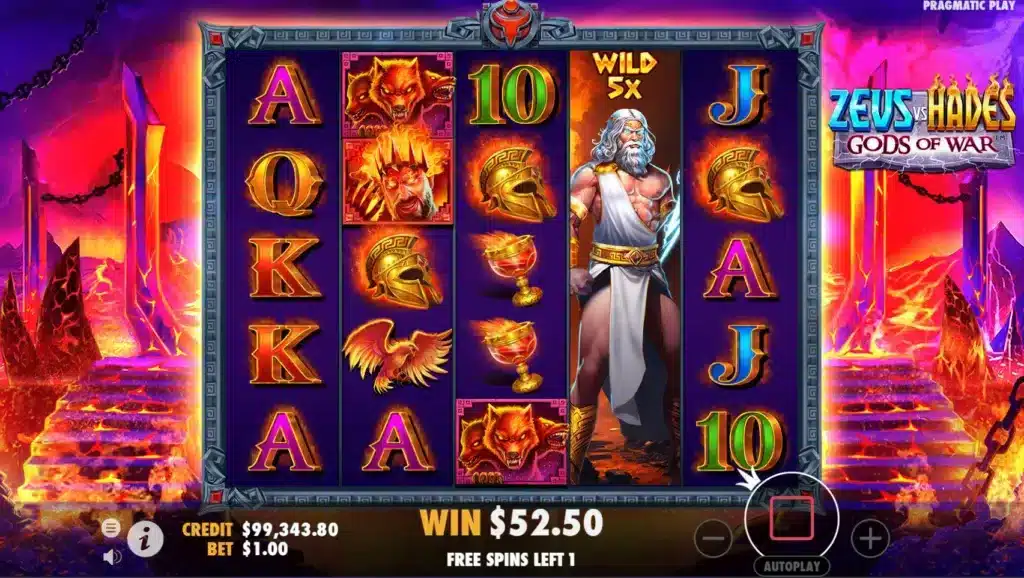 Zeus vs Hades – Gods of War: Speelkenmerken en symbolen